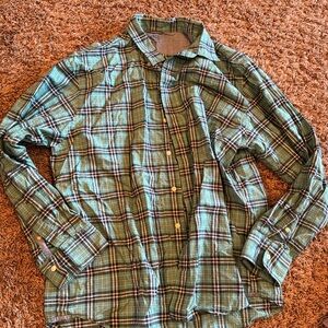 Men’s long sleeve button down shirt, size XL